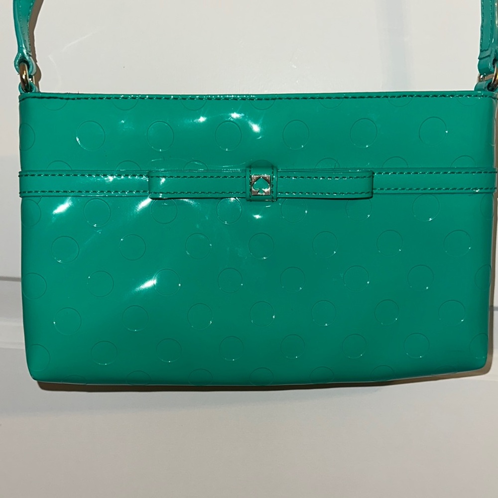 Kate Spade Green Crossbody Bag with Adjustable Strap - Picture 2 of 4